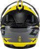 Gm 11s Ronin Snow Helmet W/ Elec Shld Yellow/Slvr/Grey Xs