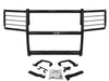 Go Rhino 08-10 Ford F-250/350 Super Duty 3000 Series StepGuard Center Grille + Brush Guards - Blk Go Rhino