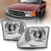 ANZO 1997-2003 Ford F-150 Crystal Headlights Chrome ANZO