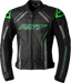 S1 Ce Jacket Blk/Grey/Neon Grn Lthr Md RST