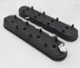 Granatelli 96-22 GM LS Tall Valve Cover w/Angled Coil Mounts - Black Wrinkle (Pair) Granatelli Motor Sports