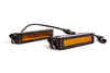 Diode Dynamics 6 In LED Light Bar Single Row Straight SS6 - Amber Wide Light Bar (Pair) Diode Dynamics