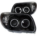 ANZO 2006-2009 Toyota 4Runner Projector Headlights w/ Halo Black ANZO