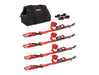 SpeedStrap 1 1/2In UTV Tie-Down Kit - Red SpeedStrap