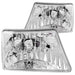 ANZO 1998-2000 Ford Ranger Crystal Headlights Chrome ANZO