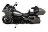 Mustang 23-24 HD CVO Rd Glide(ST), 2024 Rd Glide and Str Glide Deluxe Pass Seat - Black/Gray Stitch Mustang Motorcycle