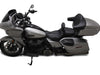 Mustang 23-24 HD CVO Rd Glide(ST), 2024 Rd Glide and Str Glide Deluxe Pass Seat - Black/Gray Stitch Mustang Motorcycle