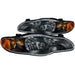 ANZO 2000-2005 Chevrolet Monte Carlo Crystal Headlights Black ANZO