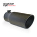 Diamond Eye TIP 5in-6inX12in BOLT-ON ROLLED ANGLE 15 ANGLE CUT DIAMOND EYE BLACK POWDERCOAT Diamond Eye Performance