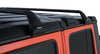 Rhino-Rack 07-22 Jeep Wrangler JK/JL 4 Door Hard Top Vortex SG 2 Bar Roof Rack - Black Rhino-Rack