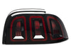 Raxiom 96-98 Ford Mustang Icon LED Tail Lights- Black Housing (Smoked Lens) Raxiom