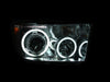 ANZO 2007-2013 Toyota Tundra Projector Headlights w/ Halo Black (CCFL) ANZO