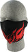 Half Face Mask Red Flames ZAN