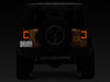 Raxiom 07-18 Jeep Wrangler JK Axial Series LED Halo Tail Lights- Black Housing (Dark Smoked Lens) Raxiom