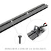 Go Rhino Universal XRS 49 3/4 Cross Rail Accessory Set - Tex. Black Go Rhino