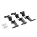 Go Rhino 21-24 Ford Bronco 4dr (Excl. Sport) Brackets for Dominator Xtreme Frame Slider - Tex. Blk Go Rhino