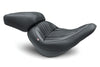 Mustang 20-21 Harley Low Rider & Sport Glide Standard Touring Solo Seat Dagger - Black Mustang Motorcycle