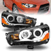 ANZO 2008-2015 Mitsubishi Lancer Projector Headlights w/ Halo Black (CCFL) ANZO