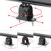 Go Rhino Adjustable Multi-Axis Mounting Kit for SRM Rack Go Rhino