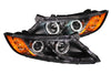 ANZO 2011-2013 Kia Optima Projector Headlights w/ Halo Black (CCFL) ANZO