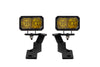 Diode Dynamics 16-21 Toyota Tacoma Stage Series 2in LED Ditch Light Kit - Yellow Pro Combo Diode Dynamics