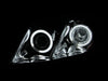 ANZO 2007-2009 Toyota Camry Projector Headlights w/ Halo Chrome ANZO