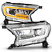 ANZO 19-23 Ford Ranger Full LED Projector Headlights w/ Initiation & Sequential - Chrome ANZO