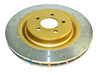 DBA 01-07 Subaru Impreza WRX STI 4000 XS Cross Drilled & Slotted Rear Rotor w/Gold Hat DBA