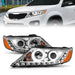 ANZO 2011-2013 Kia Sorento Projector Headlights w/ Halo Chrome (CCFL) ANZO