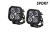 Diode Dynamics SS3 LED Pod Sport - White SAE Fog Standard (Pair) Diode Dynamics