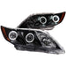 ANZO 2007-2009 Toyota Camry Projector Headlights w/ Halo Black ANZO