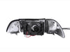 ANZO 1987-1993 Ford Mustang Crystal Headlights Black w/ Corner Lights 3pc ANZO