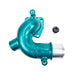 Wehrli 98-18 Dodge / Ram Cummins 5.9L/6.7L WCFab X Fleece Thermostat Housing - Candy Teal Wehrli