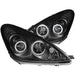 ANZO 2002-2003 Lexus Es300 Projector Headlights w/ Halo Black ANZO