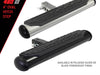 Go Rhino 4in Oval Hitch Step - Black Go Rhino