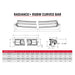 Rigid Industries Radiance+ Curved 20in. RGBW Light Bar Rigid Industries