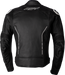 S1 Ce Jacket Black/Black/White Leather 4xl RST