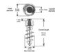 18mm Standard Screw Studs Qty 150 IGRIP