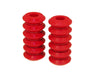 Prothane Universal Coil Spring Inserts - 7.5in High - Red Prothane