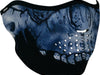 1/2 Face Mask Midnight Skull ZAN