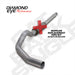 Diamond Eye KIT 5in CB MFLR RPLCMENT PIPE SGL AL: 94-97 FORD 7.3L F250/F350 PWRSTROKE Diamond Eye Performance