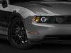 Raxiom 10-12 Ford Mustang w/ Headlights CCFL Halo Projector Headlights- Black Housing (Clear Lens) Raxiom