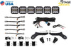 Diode Dynamics 17-20 Ford Raptor SS5 Grille CrossLink Lightbar Kit - Pro White Combo Diode Dynamics