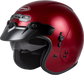 Gm 32 Open Face Helmet Candy Red Md GMAX