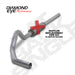 Diamond Eye KIT 4in CB MFLR RPLCMENT PIPE SGL AL: 2004.5-2007.5 DODGE CUMMINS 600 Diamond Eye Performance