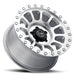 ICON Hulse 17 X 8.5 6 X 5.5 0mm Offset 4.75in BS Silver Machined ICON