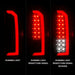 ANZO 15-21 GMC Canyon Full LED Taillights w/ Red Lightbar Black Housing/Clear Lens ANZO