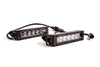 Diode Dynamics 6 In LED Light Bar Single Row Straight SS6 - White Wide Light Bar (Pair) Diode Dynamics