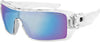 Paragon Sunglasses Clear W/Blue Mirror Lens BOBSTER