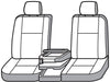 Covercraft 21-24 Ford F-150 Polycotton SeatSaver Custom Front Row Seat Covers - Grey Covercraft